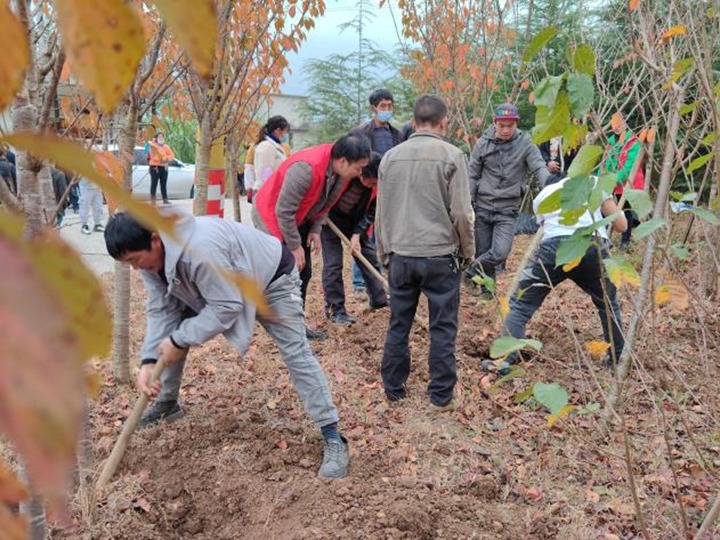 提升村落人居环境 共绘村落新画卷——集团驻村工作队与寿山村人民共建；ù舐