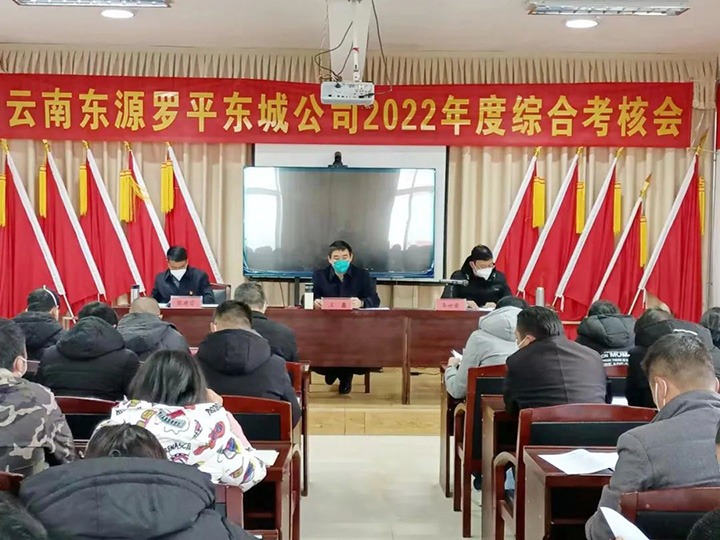 云煤（南宫NG28）集团第三查核组到罗平东城公司发展2022年度综合查核暨民主测评