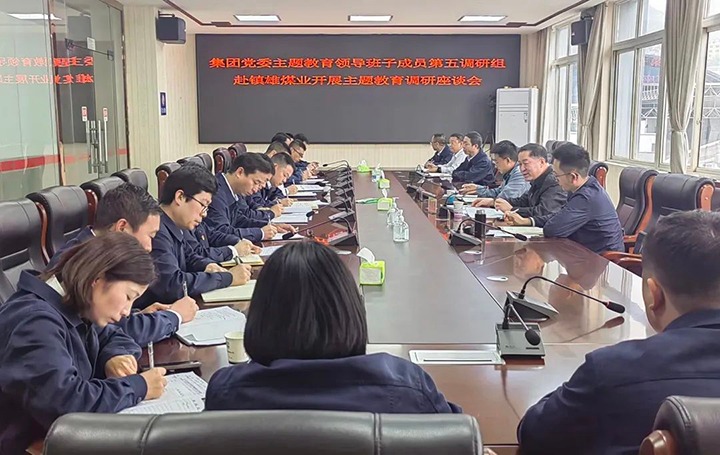 【主题教育】云煤（南宫NG28）集团党委委员、纪委书记、监察专员覃崇辉到镇雄煤业公司发展主题教育调研