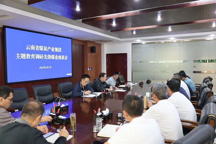 【主题教育】云煤（南宫NG28）集团党委委员、纪委书记、监察专员覃崇辉一行到前锋煤业公司发展主题教育调研