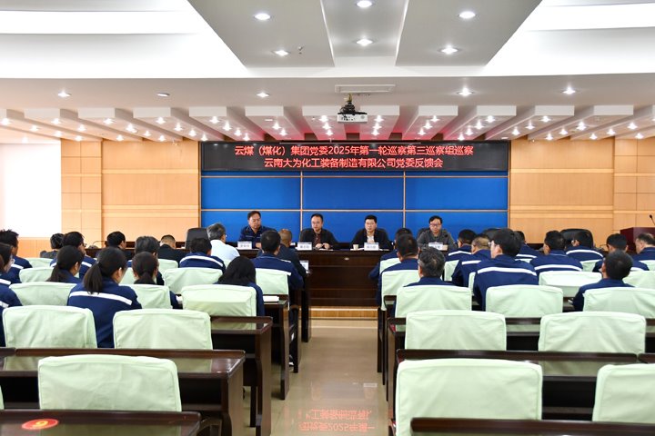 云煤集团党委2025年第一轮巡察第三巡察组向大为设备公司反馈巡察情况