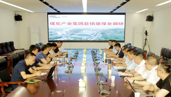 云煤集团副总经理杜昌华一行到镇雄煤业发展重点项目调研